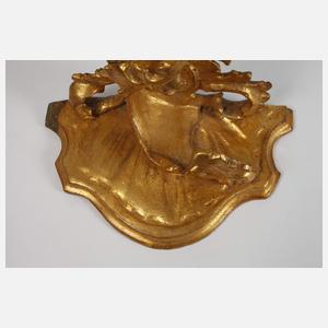 Geschnitzte Wandkonsole