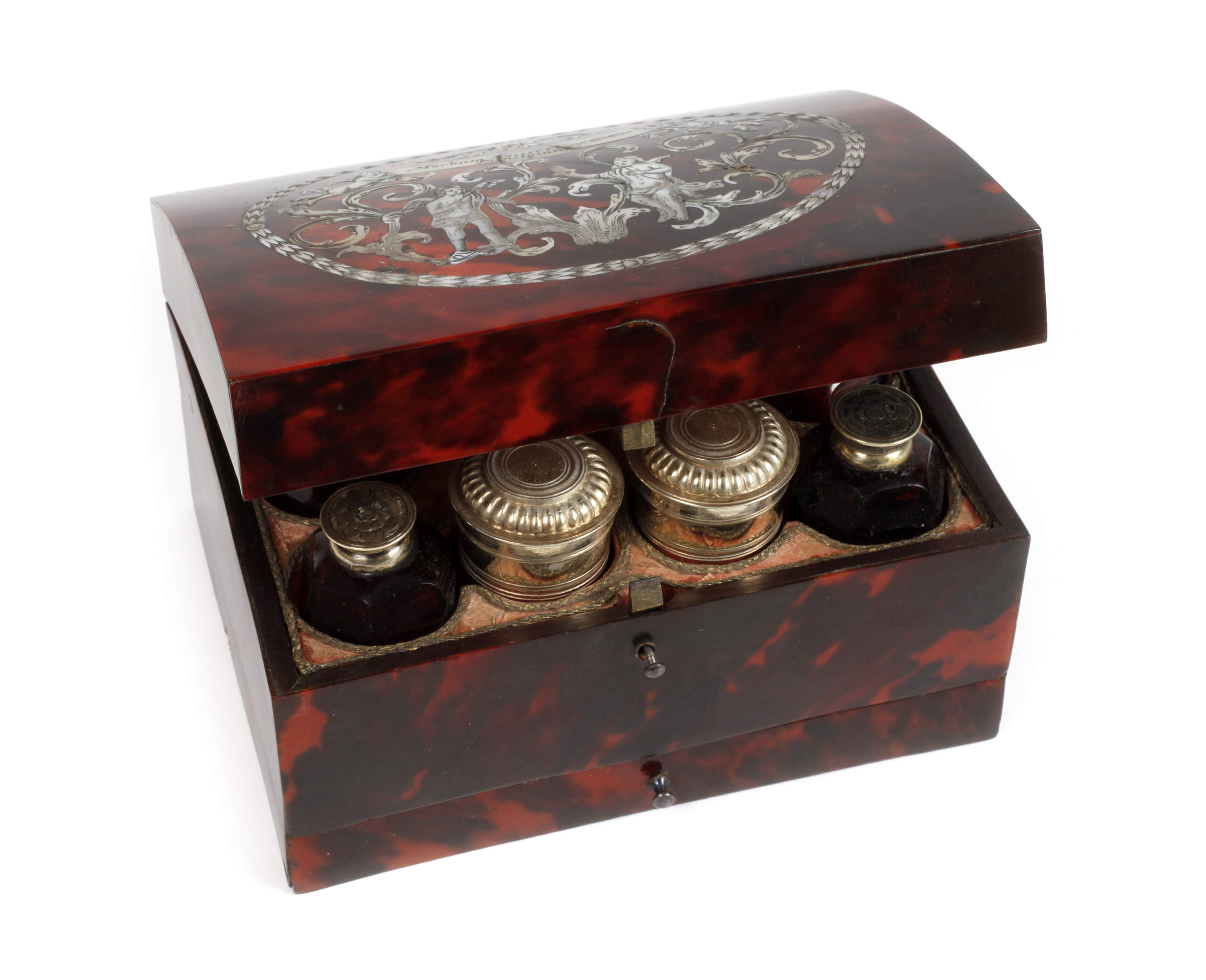 Barocke Schatulle eines Apothekers