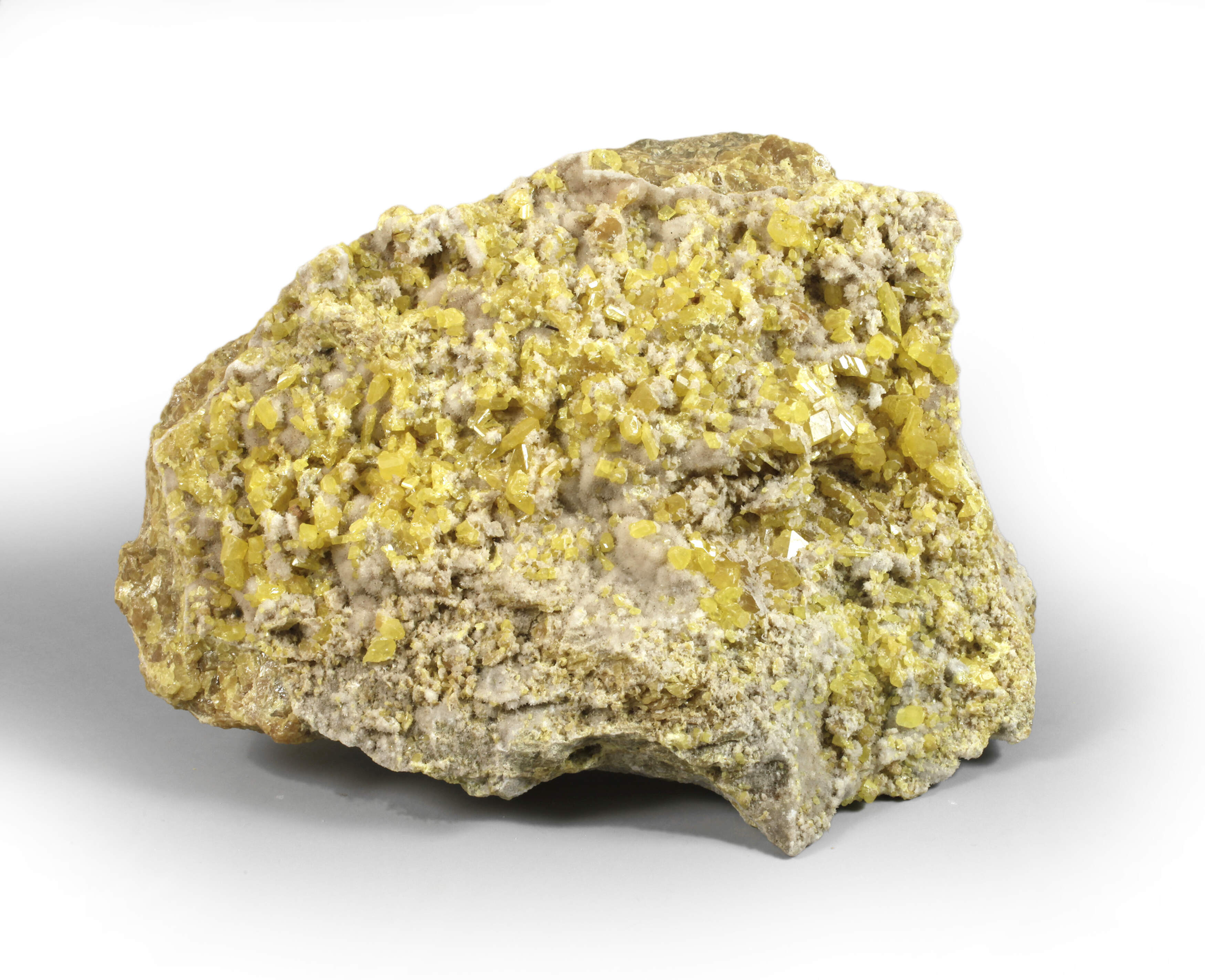 Große Schwefel-Kristallstufe