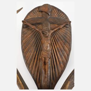 Jagdtrophäe "Hubertushirsch"