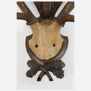 Jagdtrophäe "Hubertushirsch"