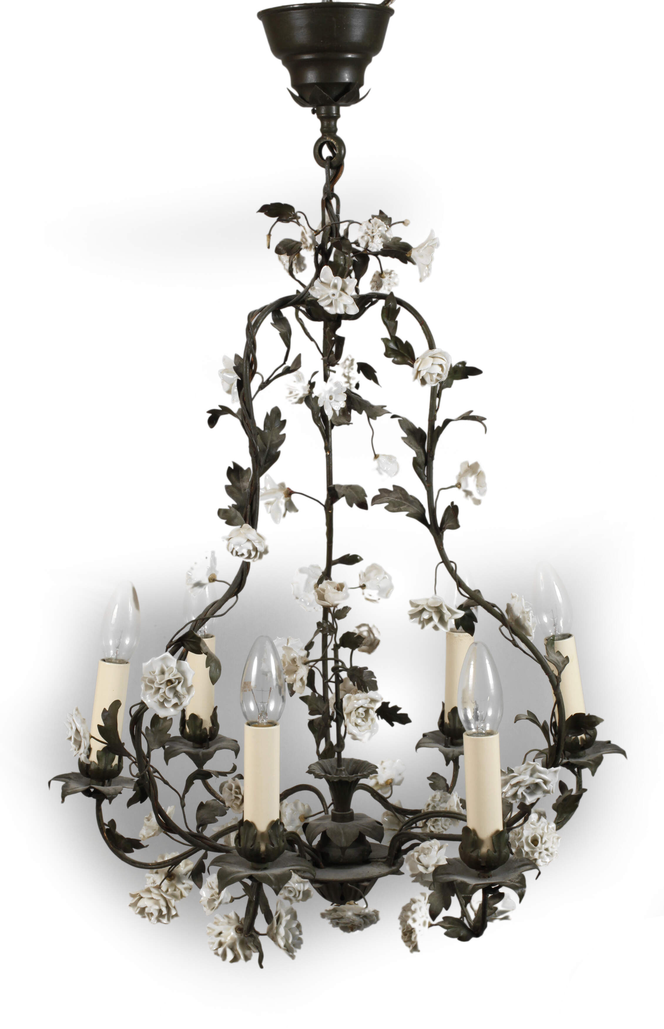 Floraler Deckenlüster