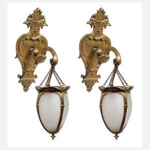 Paar Wandlampen Historismus