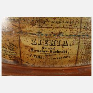 Horizontaler Tischglobus