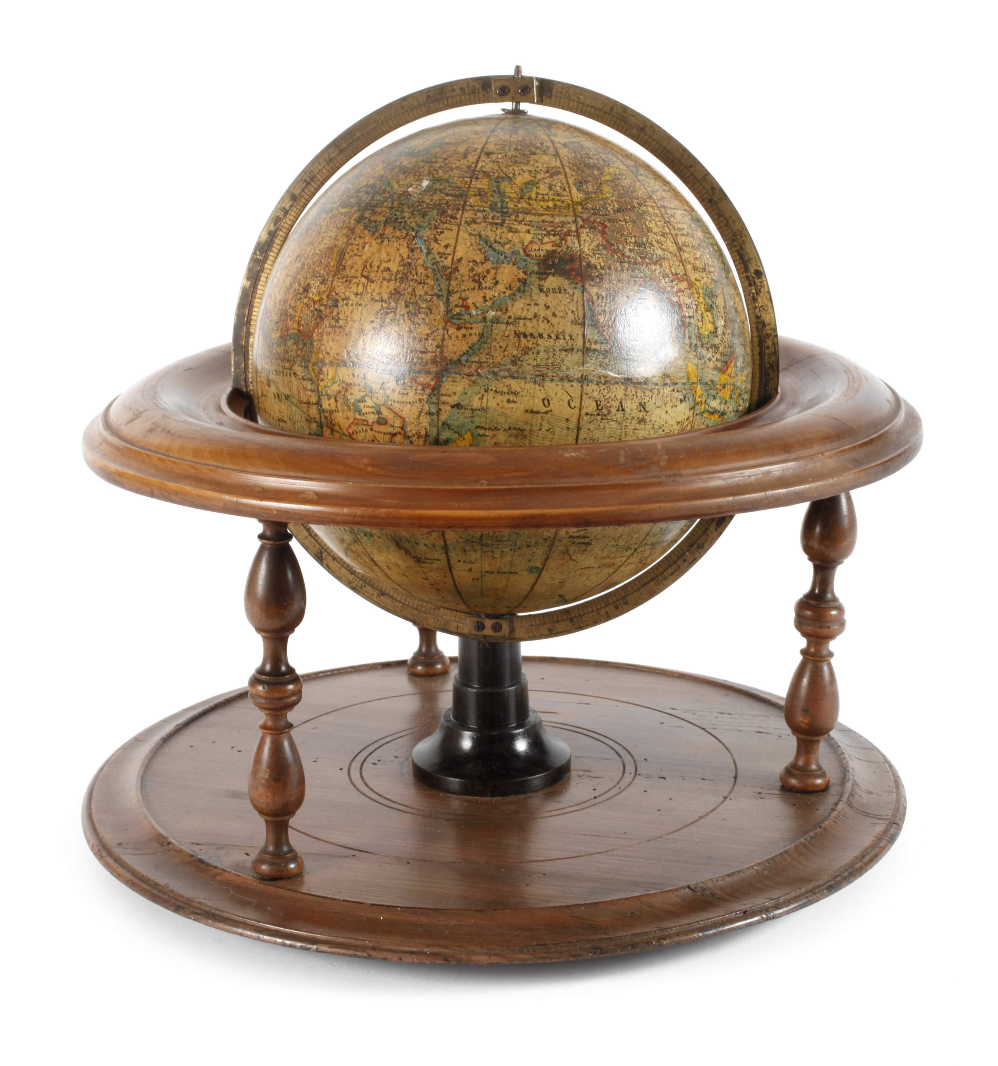 Horizontaler Tischglobus