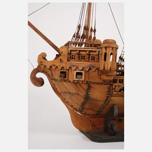 Großes Schiffsmodell