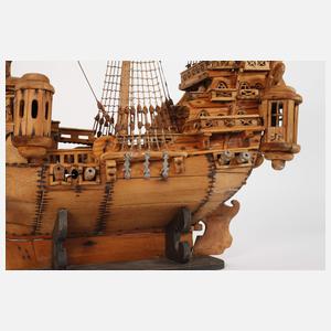 Großes Schiffsmodell