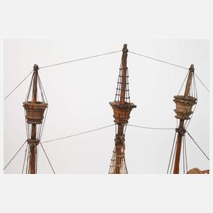 Großes Schiffsmodell