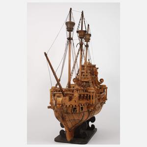 Großes Schiffsmodell