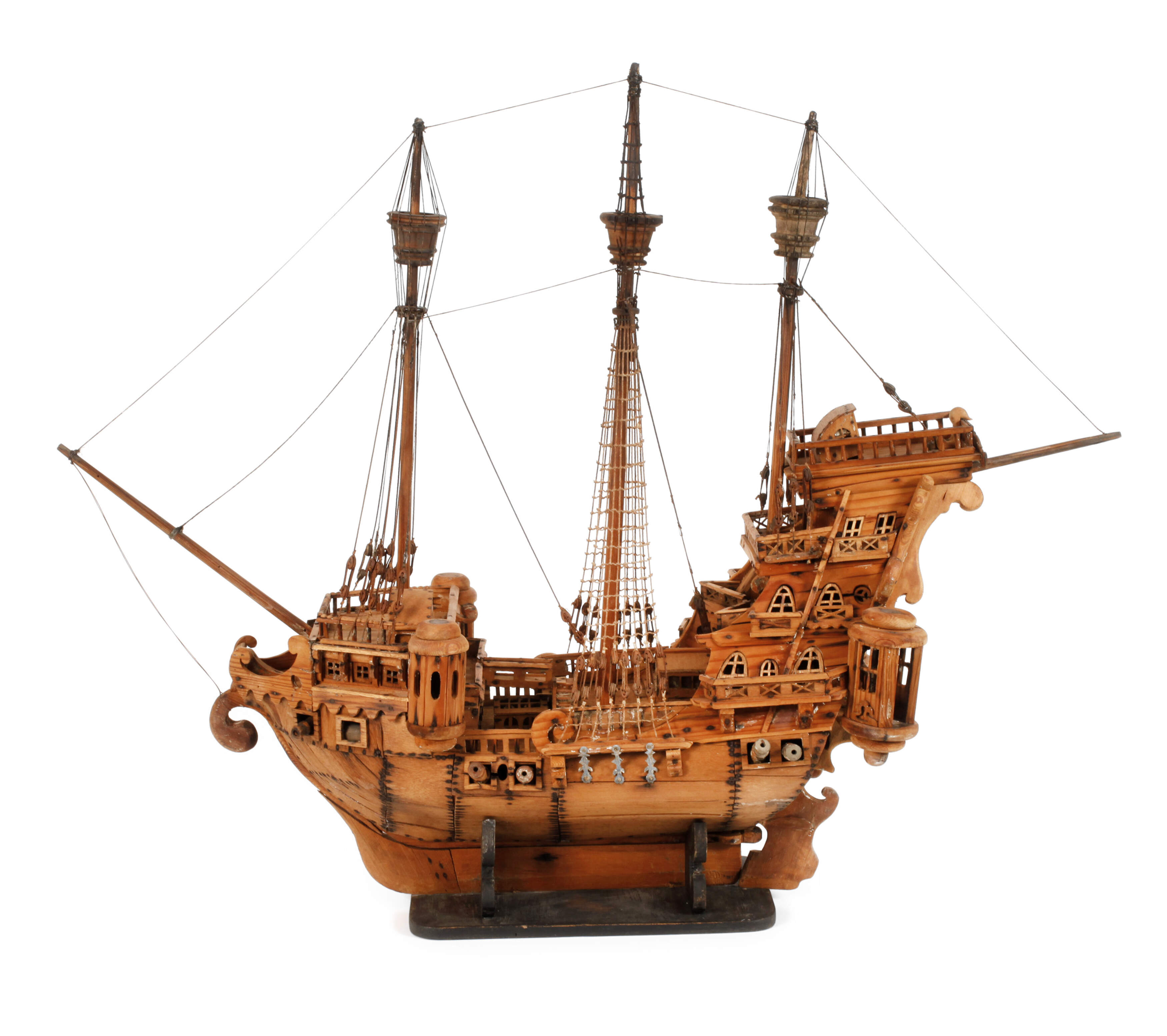 Großes Schiffsmodell