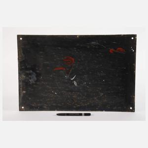 Emailleschild Sachsen