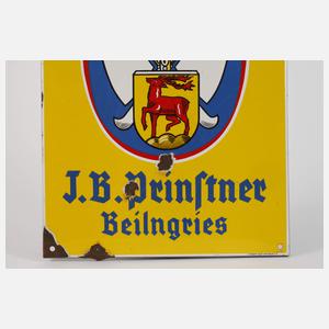 Emailleschild Brauhaus Hirschberg