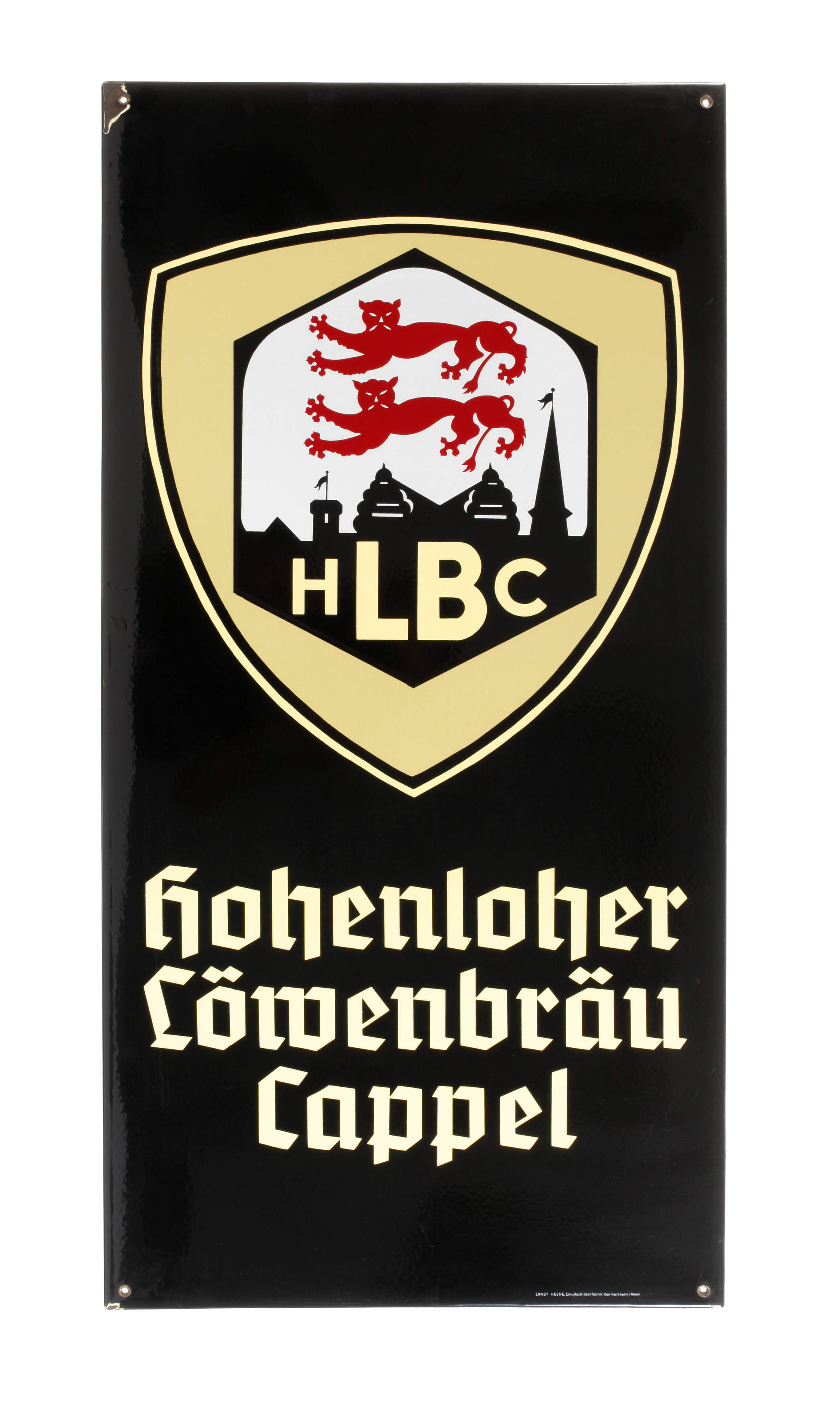 Emailleschild Löwenbräu
