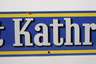 Emailleschild Kathreiner