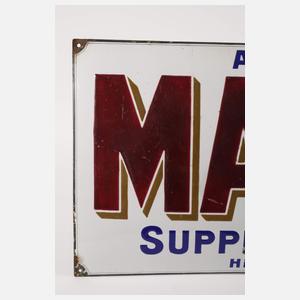 Emailleschild Maggi