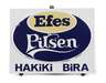 Emailleschild Efes Pilsen