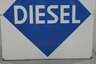 Emailleschild Diesel