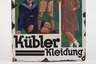 Emailleschild Kübler