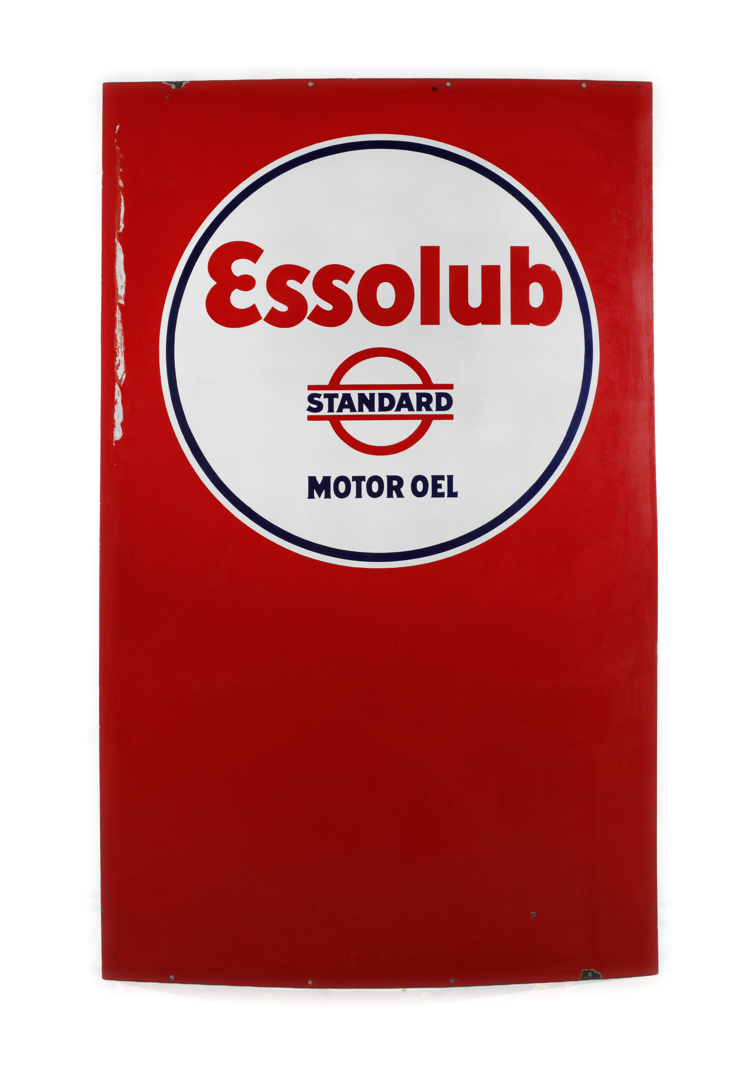 Großes Emailleschild Esso