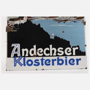 Großes Emailleschild