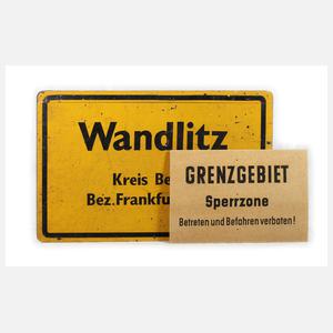 Zwei Verkehrsschilder