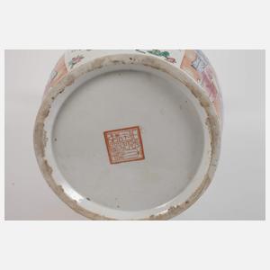 Paar Vasen Famille Rose