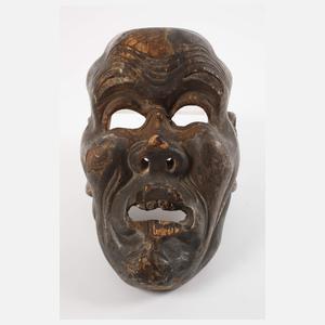 Zwei historische Theatermasken