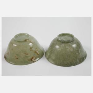 Zwei Koppchen Jade