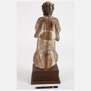 Geschnitzte Figur des Guandi