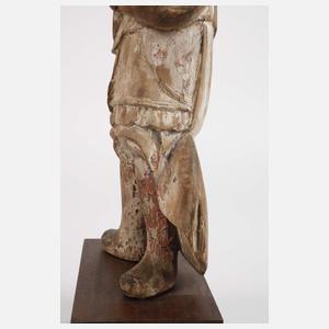 Geschnitzte Figur des Guandi