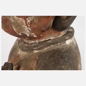 Geschnitzte Figur des Guandi