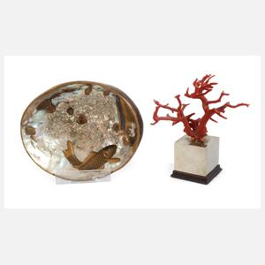 Zwei Kunstkammerobjekte