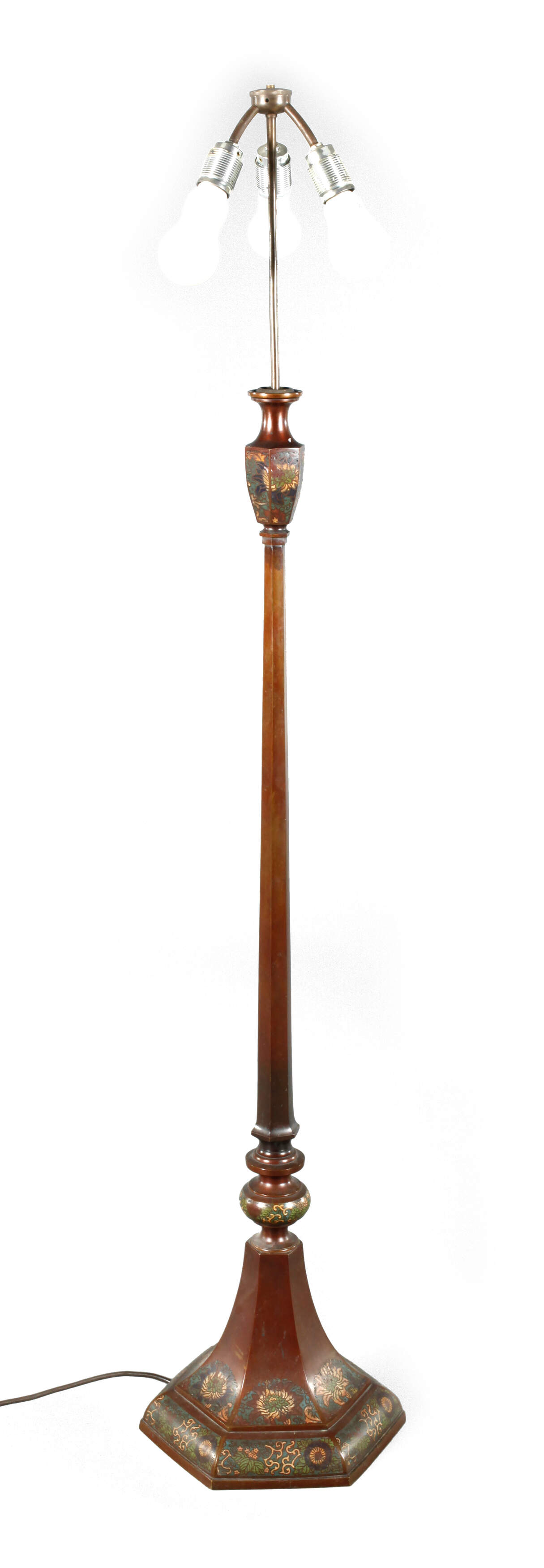 Stehlampe Cloisonné Japan