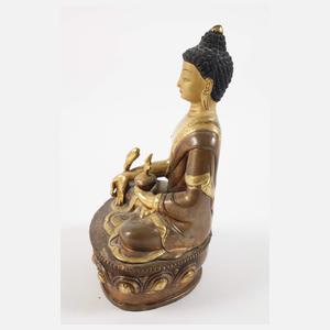 Bronzeplastik Buddha Shakyamuni