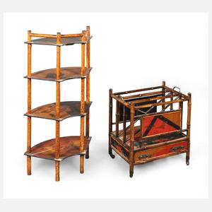 Zwei asiatische Kleinmöbel