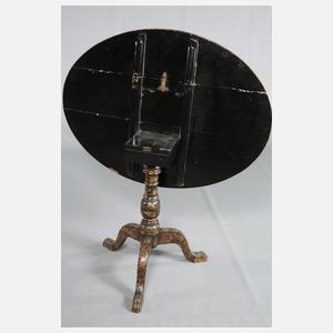 Lacktisch mit Chinoiserien