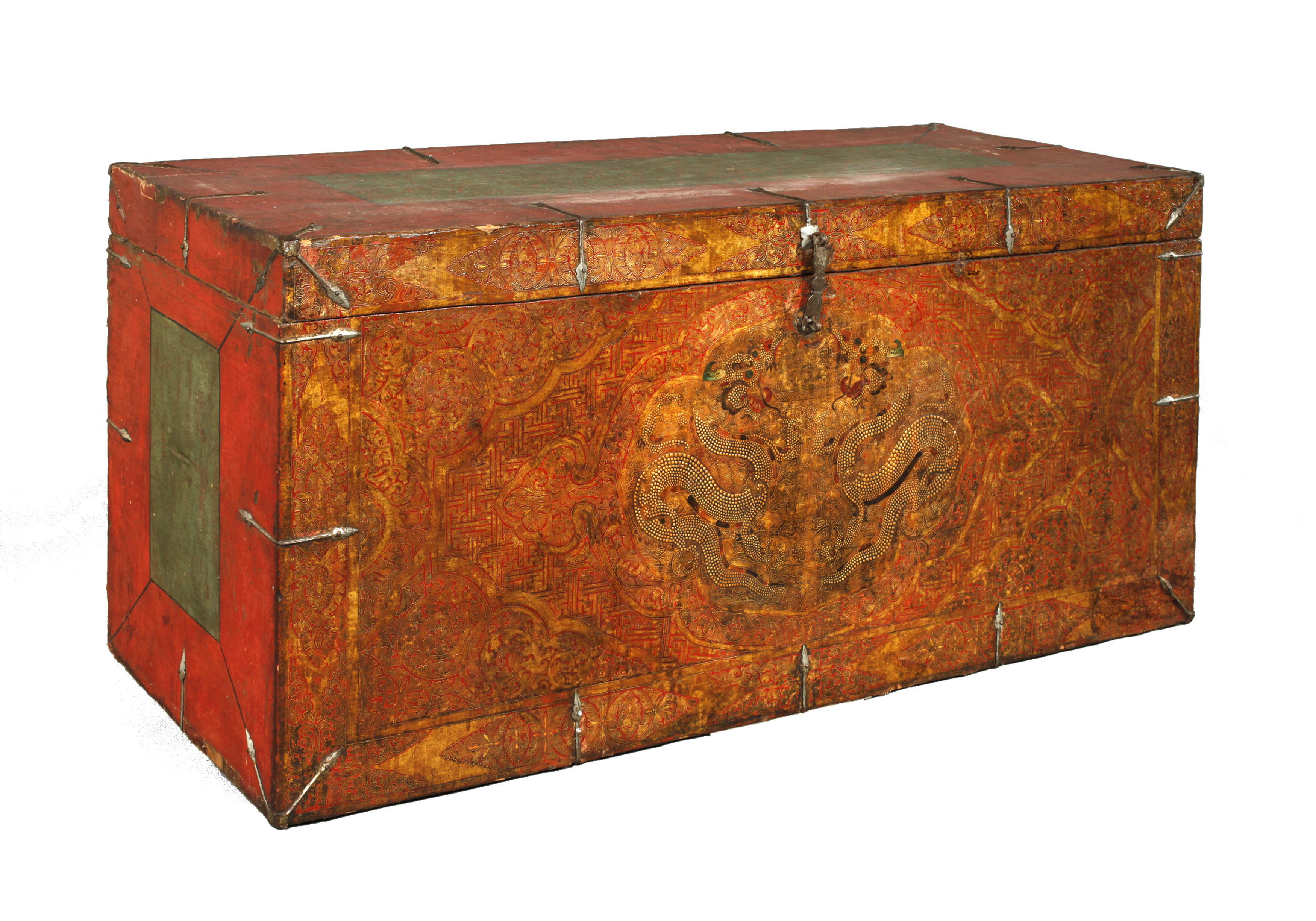 Große Truhe Tibet