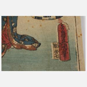 Farbholzschnitt Utagawa Hiroshige