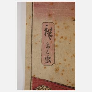 Farbholzschnitt Utagawa Hiroshige