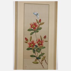 Drei Seidenmalereien