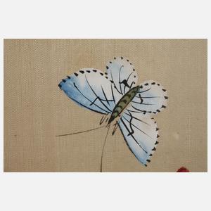 Drei Seidenmalereien