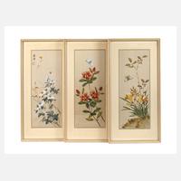 Drei Seidenmalereien111