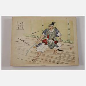 Fünf japanische Leporellos aus der Meiji Zeit