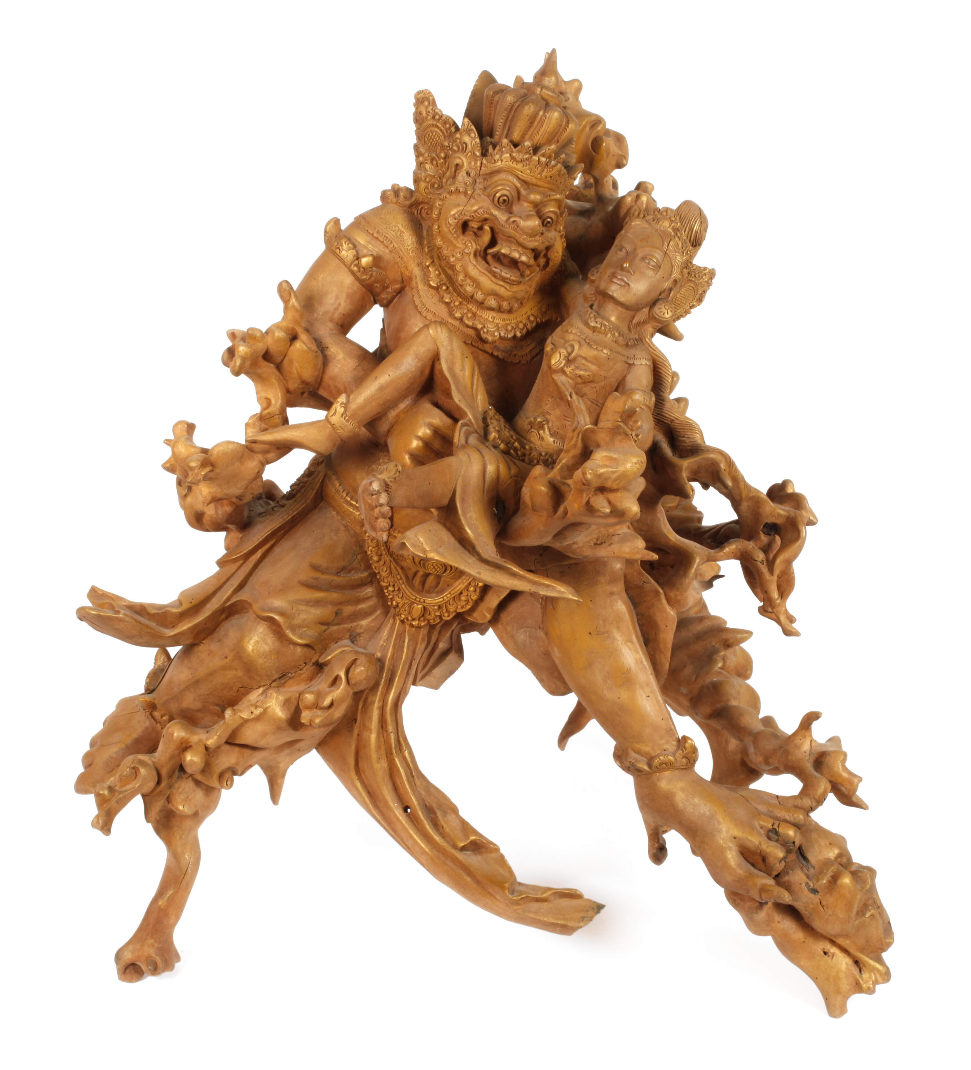 Große Schnitzerei Bali