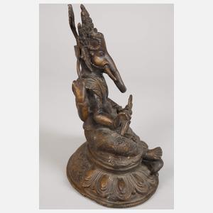Bronzeplastik Ganesha
