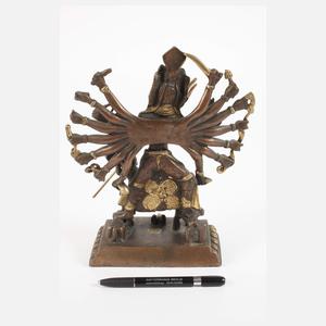 Bronzeplastik Durga Devi