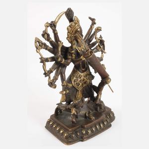 Bronzeplastik Durga Devi
