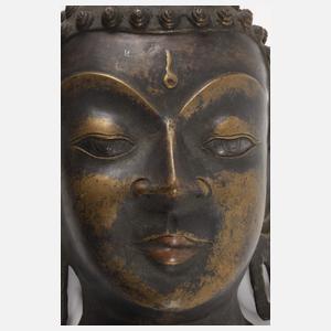 Buddhahaupt Bronze