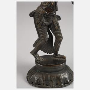 Bronzeplastik Yogini