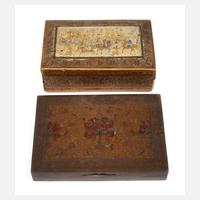 Zwei indopersische Schatullen111